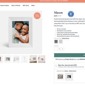 MASON DIGITAL FRAME BY AURA.